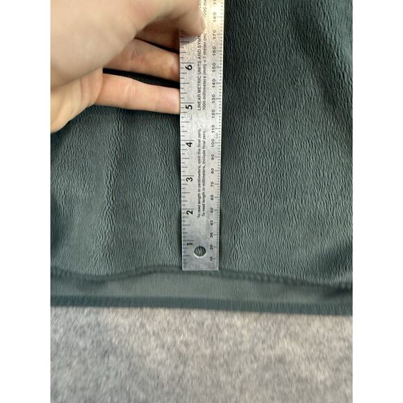 32 Degrees Heat Fleece 1/4 Button Pullover Men’s Medium Gray High Neck Pockets - Picture 7 of 9